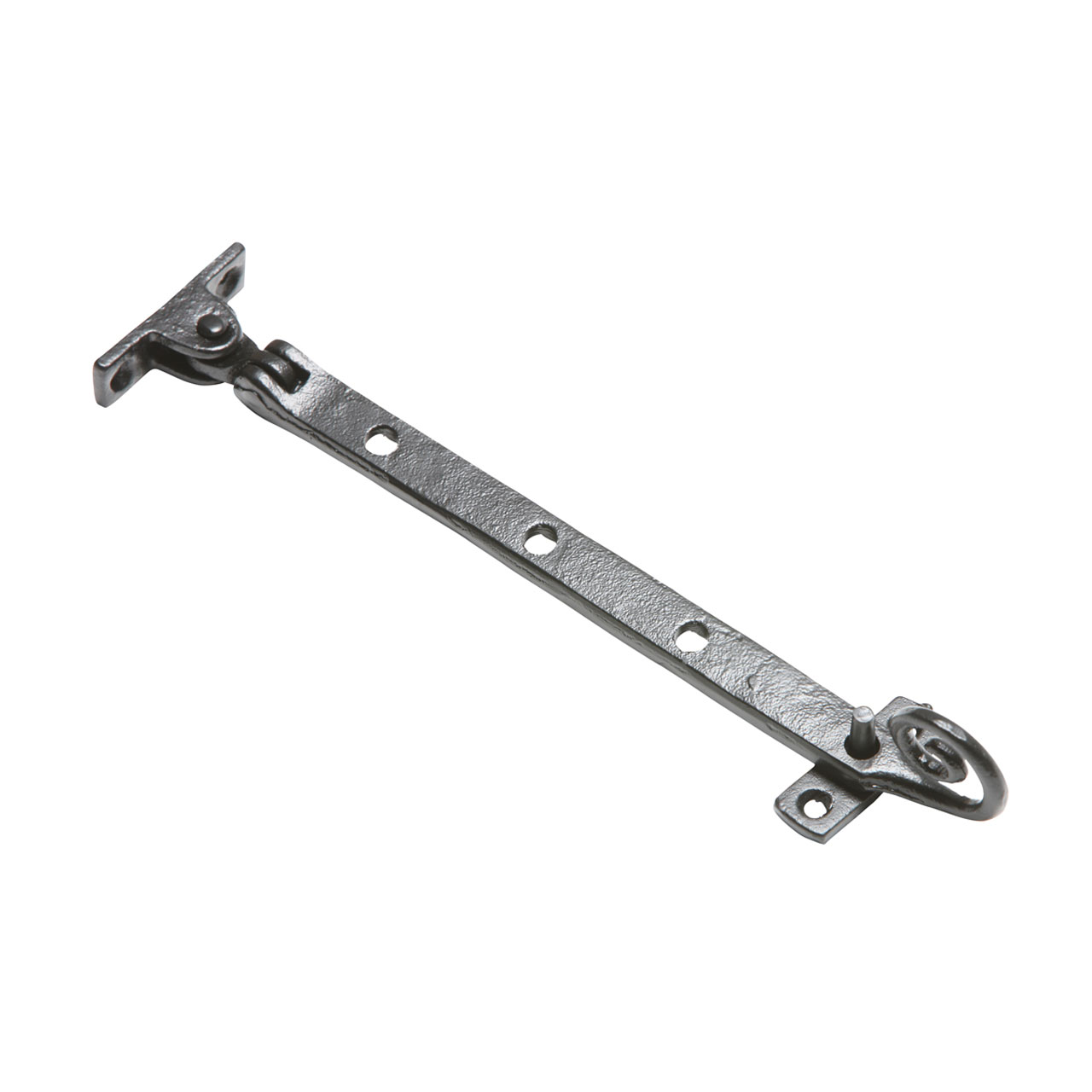 Kirkpatrick 171 Monkey Tail Casement Stay (6 inch) - Smooth Black